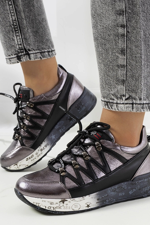 Sneakers Ballard Grey Metallic