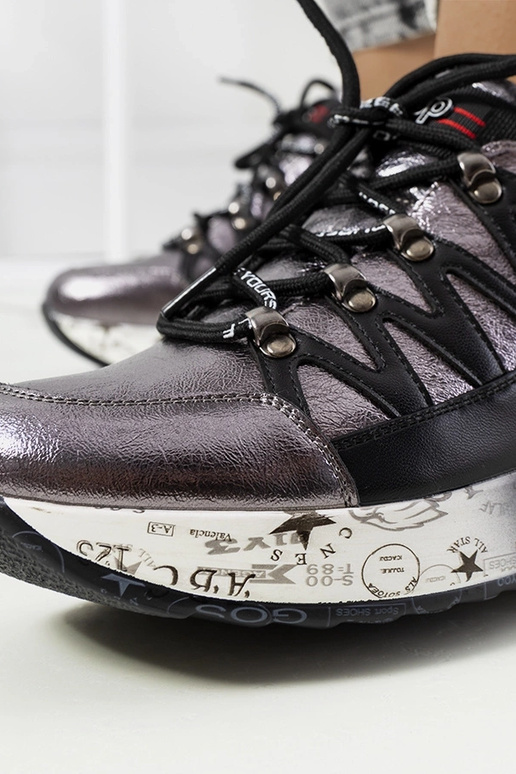 Sneakers Ballard Grey Metallic