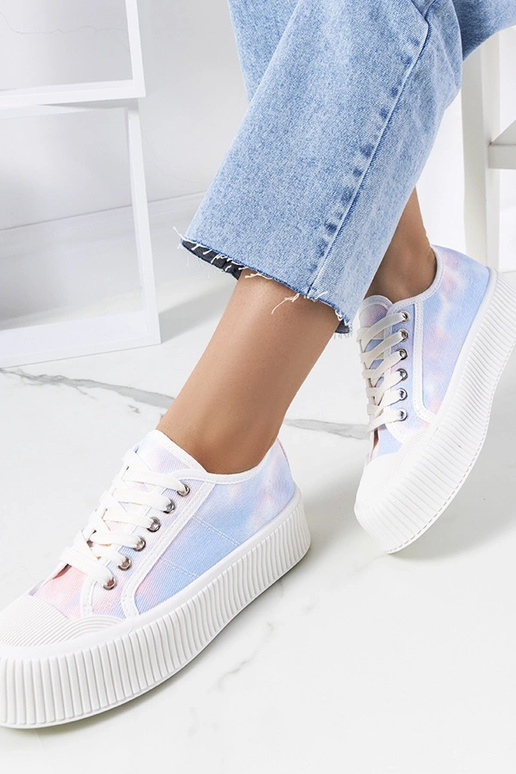 Sneakers da donna Steen blu e rosa