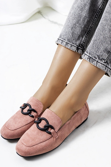 Stivaletti in pelle rosa Dante