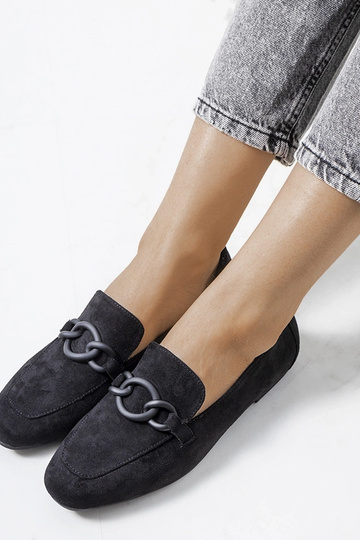 Scarpe Dante in pelle nera