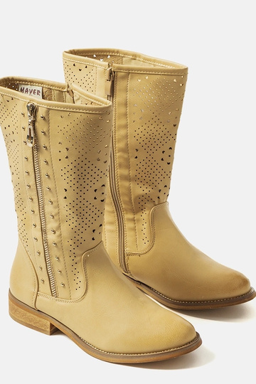 Stivaletti per bambini Zaina Beige 2