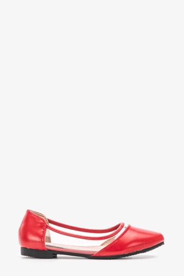 Ballerine Juva semitrasparenti rosse 2