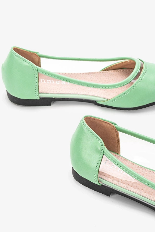 Ballerine Juva semitrasparenti verdi Ballerine Juva semitrasparenti verdi