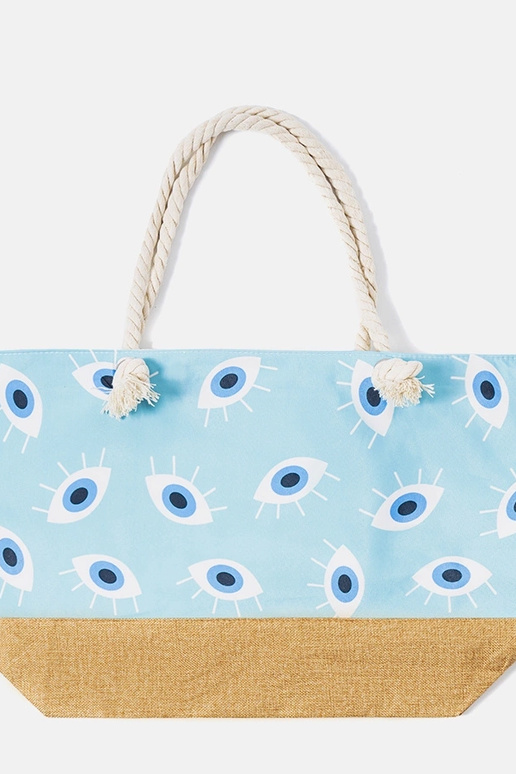 Borsa da spiaggia blu, „Elsina"