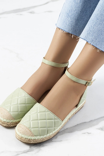 Espadrillas verdi Faiza 2