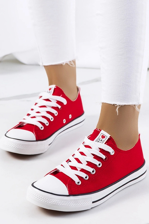 Sneakers classiche rosse da donna Kolind