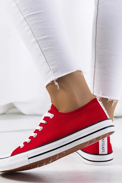 Sneakers classiche rosse da donna Kolind