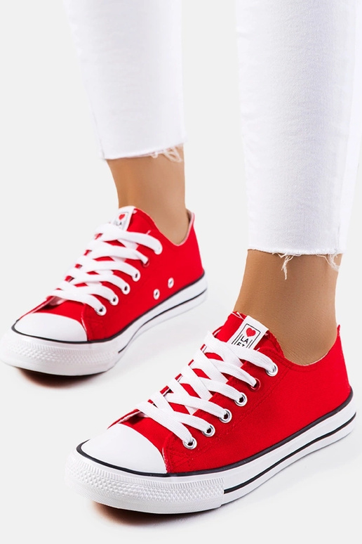 Sneakers classiche rosse da donna Kolind