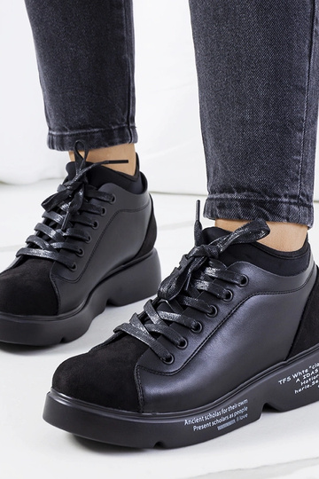 Sneakers nere con suola alta Ambly