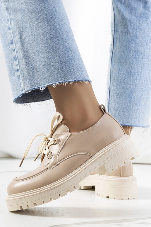 Stivaletti color sabbia da donna,...