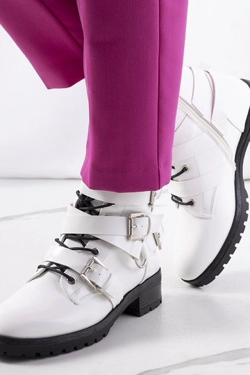 Stivaletti bianchi Donsa