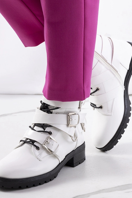 Stivaletti bianchi Donsa