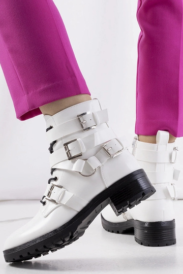 Stivaletti bianchi Donsa 2