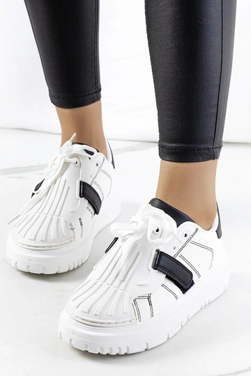 Scarpe sportive bianche con...