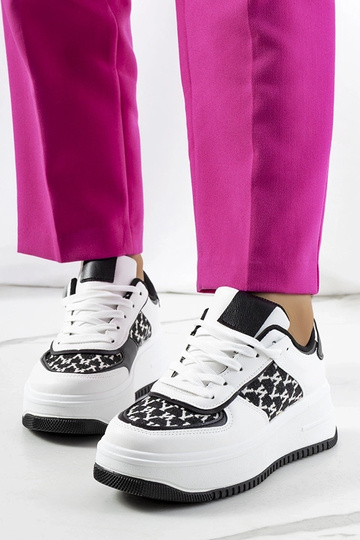 Sneakers bianche con suola...