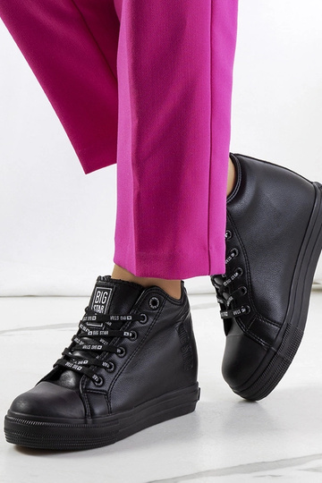 Sneakers con zeppa nere BIG... 2
