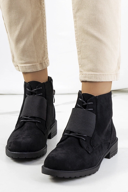 Stivaletti neri Manoella