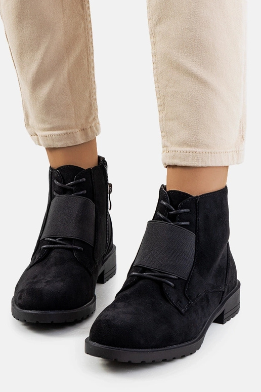 Stivaletti neri Manoella