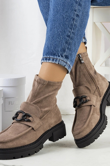 Stivaletti marroni, „Fannia" 2