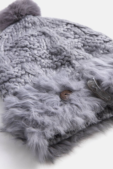 Cappello di pelliccia grigio Danna 2