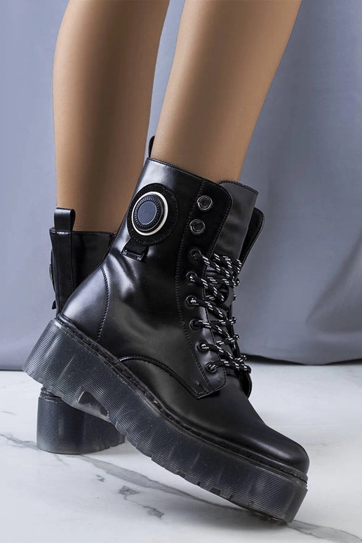 Stivaletti Laureano neri da donna