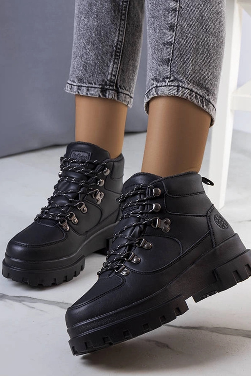 Scarponi invernali neri da trekking,...