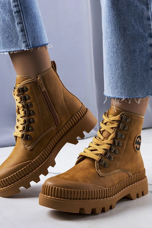 Stivaletti invernali marroni chiari,...