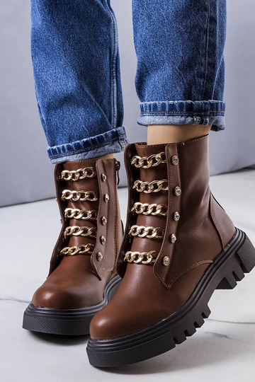 Stivali isolati cammello Perno