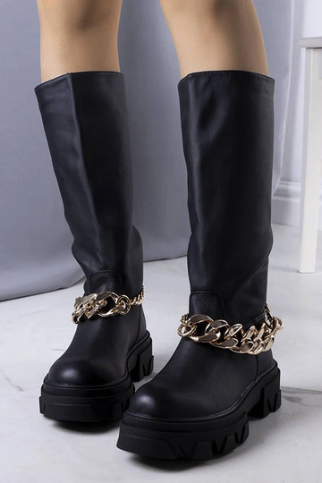 Stivali Cumia isolati neri