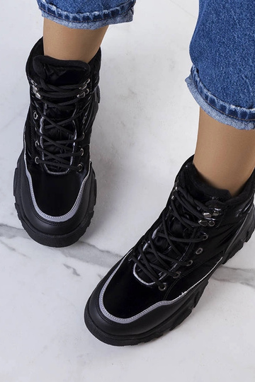 Stivali Rimu isolati neri