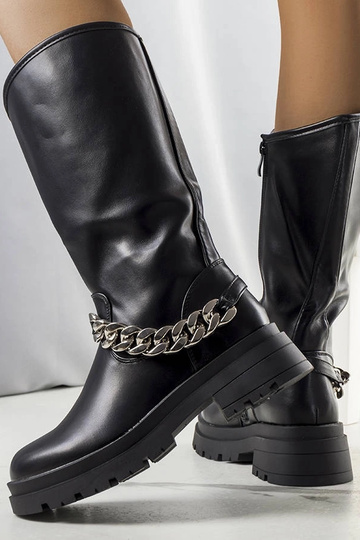 Stivaletti neri isolati Isai 2