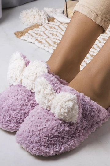 Pantofole morbide viola Rabit
