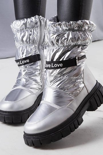 Stivali invernali argento,...