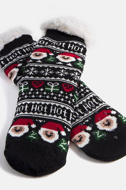 Calzini isolanti neri con Babbo...