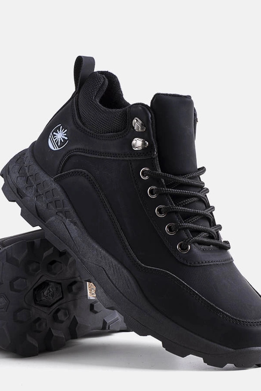 Stivali Aidan neri isolati