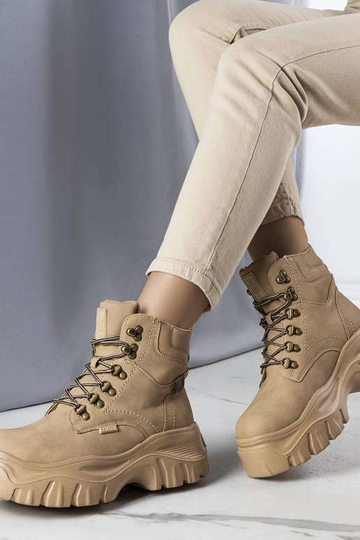 Scarpe da trekking color sabbia, "Big...