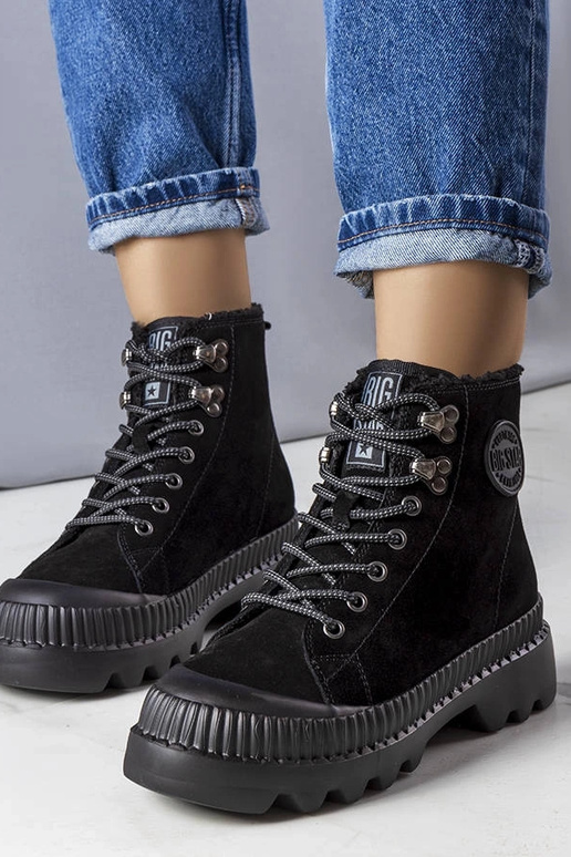 Stivaletti neri isolati Big Star...