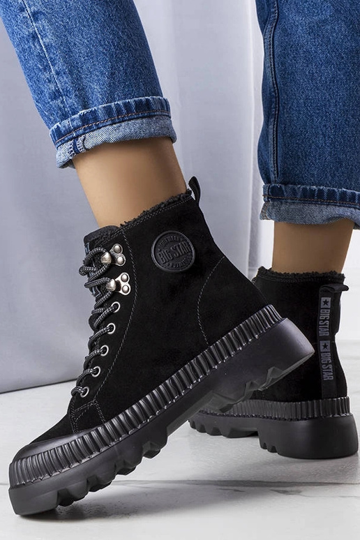 Stivaletti neri isolati Big Star...