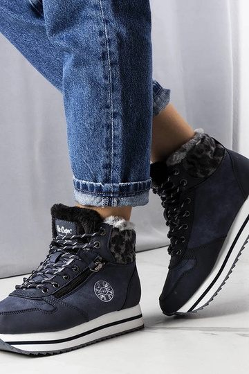 Stivaletti blu scuro,...