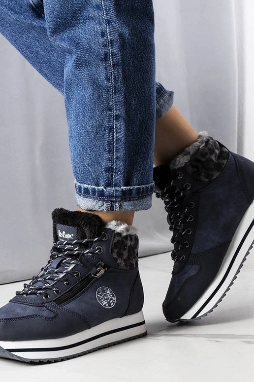 Stivaletti blu scuro,...