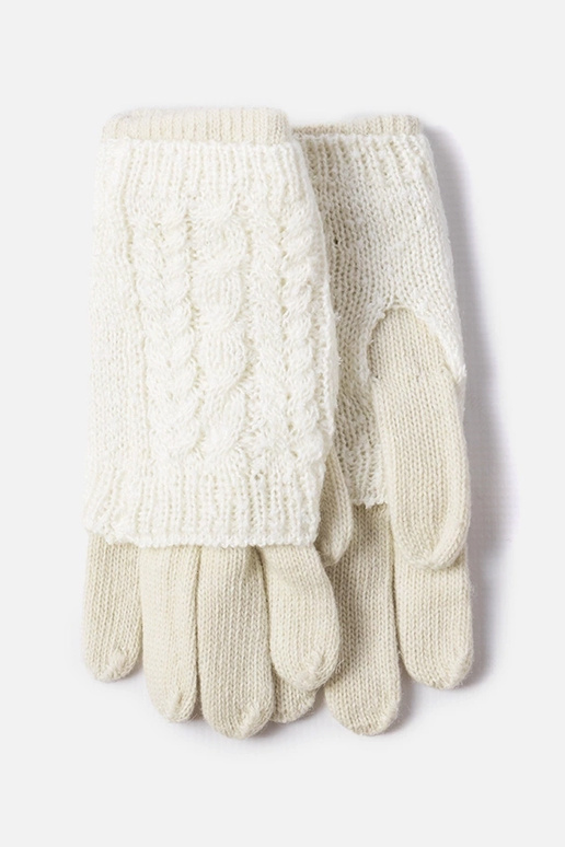 Guanti Dakota Mittens bianchi