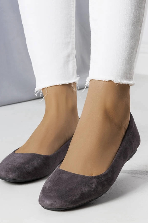 Ballerine in eco-suede Jules Gray