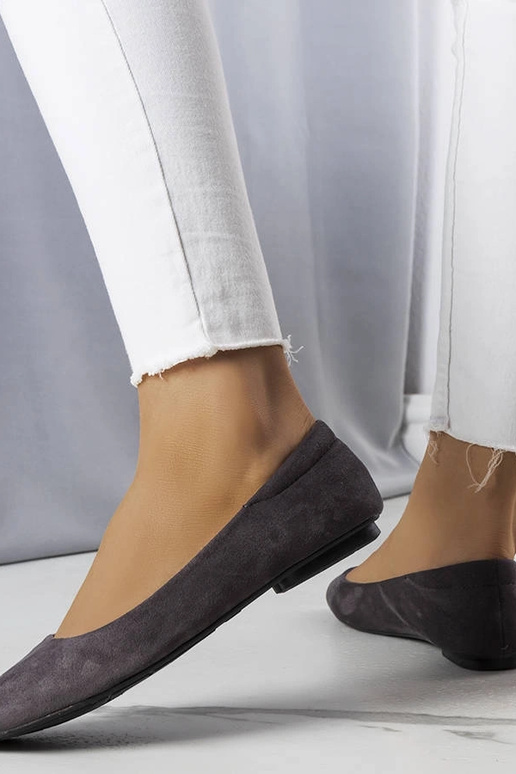 Ballerine in eco-suede Jules Gray