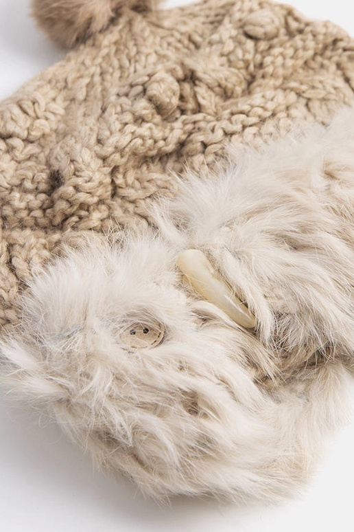 Cappello di pelliccia marrone Danna