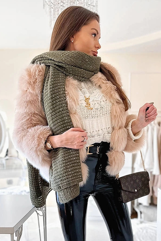 Sciarpa a pois verde Khalil