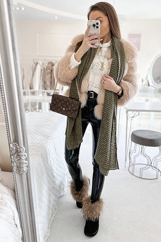 Sciarpa a pois verde Khalil