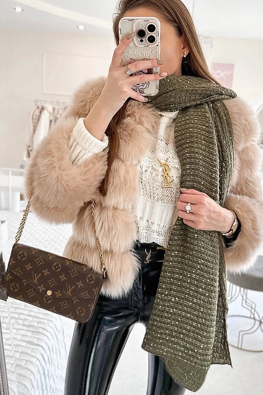 Sciarpa a pois verde Khalil