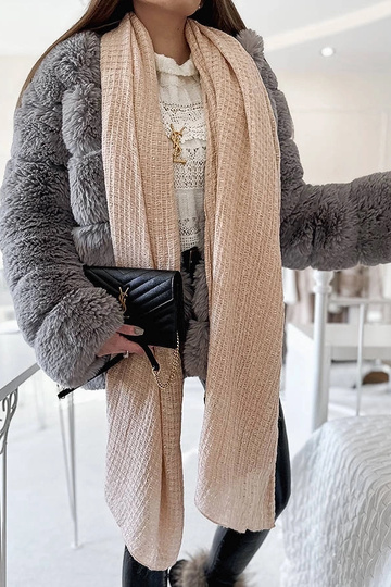 Sciarpa a pois rosa Khalil 2