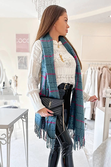 Sciarpa scozzese blu Rachael 2